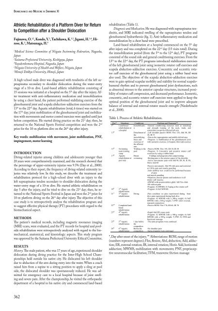 Biomechanics and Medicine in Swimming XI