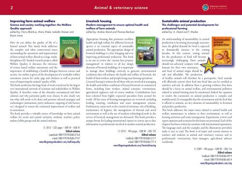 Wageningen Academic Publishers - Catalogue 2015