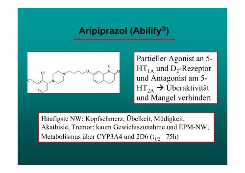 Klinische Anwendung von Neuroleptika