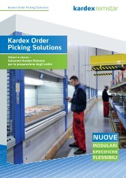 Kardex Order Picking Solutions - Kardex Remstar