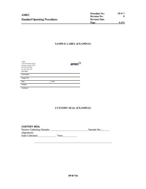 FINAL SAMPLING AND ANALYSIS PLAN - Documents for Moffett Field