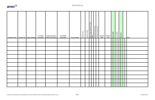 FINAL SAMPLING AND ANALYSIS PLAN - Documents for Moffett Field