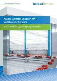 Kardex Remstar ShuttleÂ® XP Vertikales Liftsystem