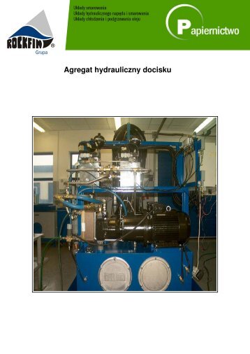 10/P/PL - Agregat hydrauliczny docisku - Rockfin