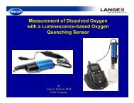 Measurement of Dissolved Oxygen with a Luminescence-based ...