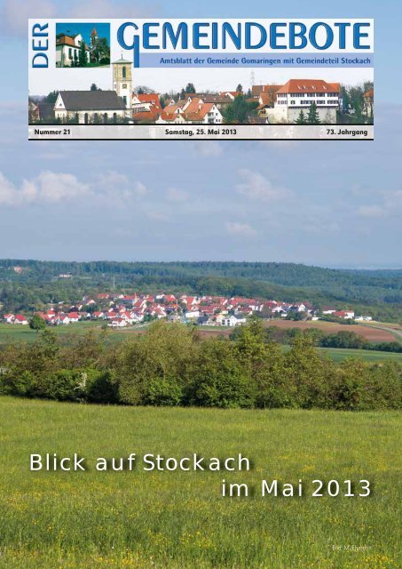 Gomaringen 25.05.13.pdf - Gomaringer Verlag