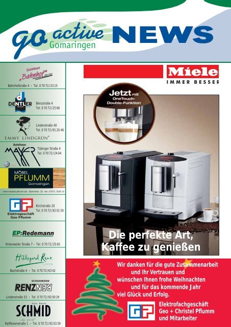 Ausgabe :Gomaringen 17.12.11.pdf - Gomaringer Verlag