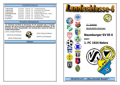 Naumburger SV 05 II 1. FC 1924 Nebra