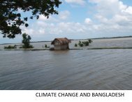 CLIMATE CHANGE AND BANGLADESH