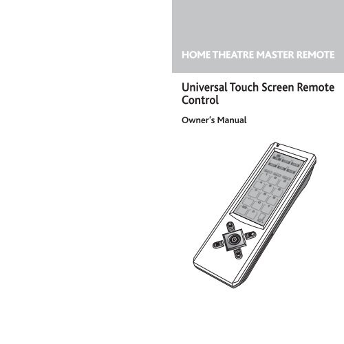 Universal Touch Screen Remote Control