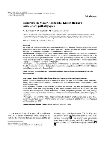 Syndrome de Mayer-Rokitansky-Kuster-Hauser - MRKH Canada Blog