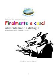 alimentazione e disfagia - Associazione Logopedisti Piemontesi