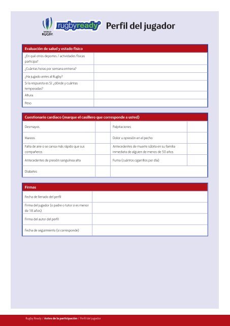 player_profile_2011_es.pdf - IRB Rugby Ready