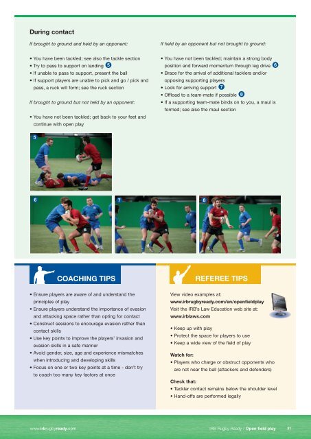 IRB Beginner's Guide to Rugby - IRB Rugby Ready