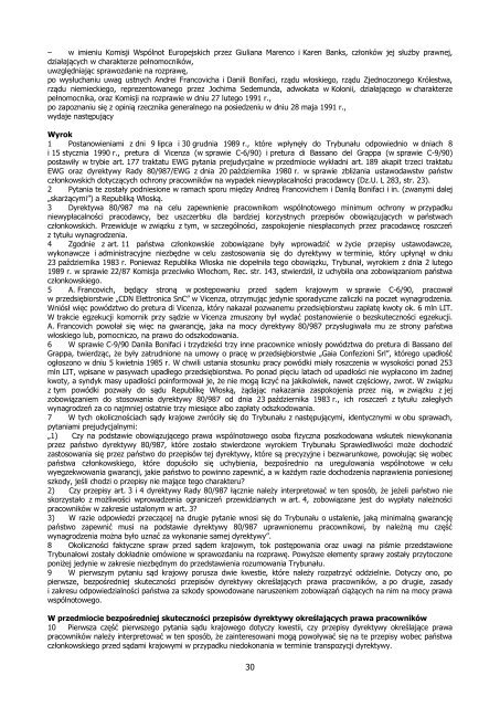 Podstawy prawa UE â r.a. 2011/12 - WydziaÅ Prawa i Administracji