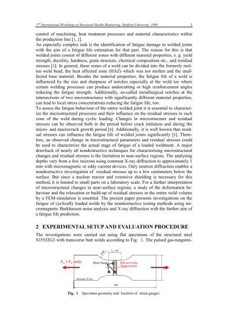 nondestructive characterization of fatigue processes in cyclically ...