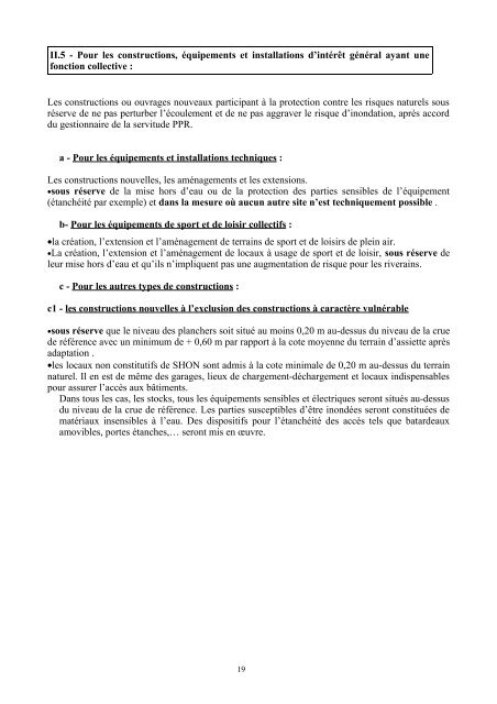 reglement ppri - Coursan