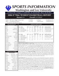 PDF Version - Washington & Lee - Washington and Lee University