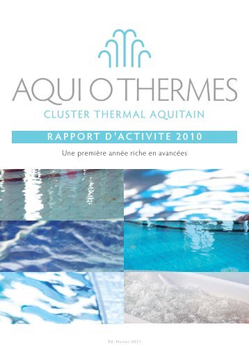 Cluster thermal AQUI O THERMES rapport d - Grand Dax