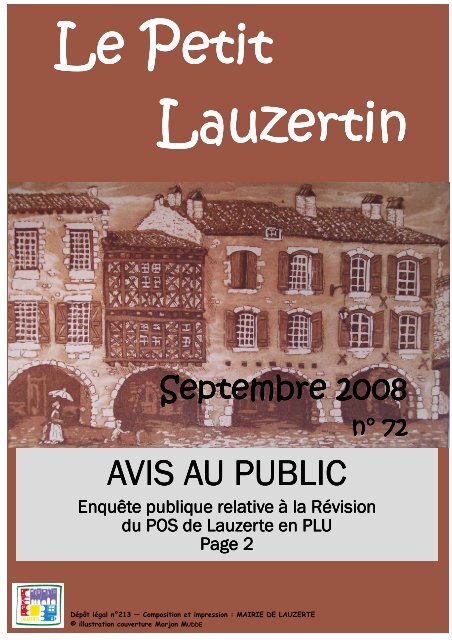 Petit Lauzertin nÂ°72 - lauzerte.fr