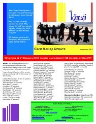 camp kamaji update