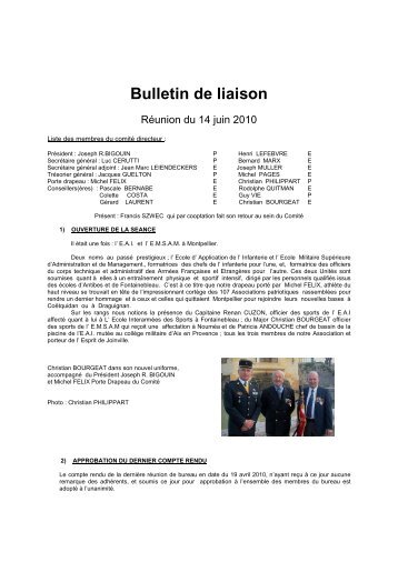 Bulletin de liaison - FÃ©dÃ©ration Nationale des Joinvillais