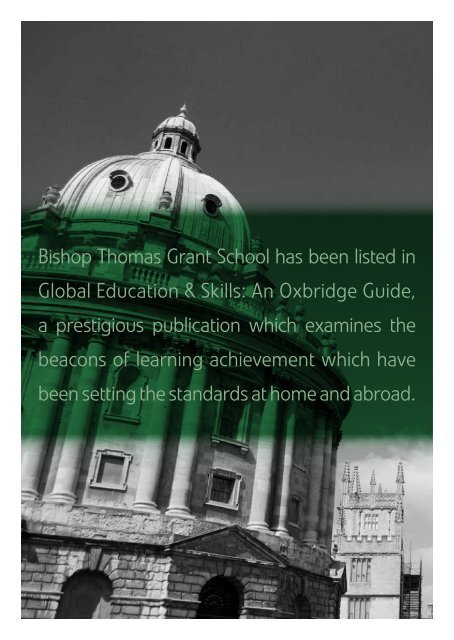 PROSPECTUS - Bishop Thomas Grant School