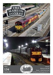134 - Marlow & District Railway Society