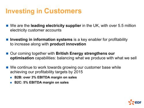 EDF Energy - Finance