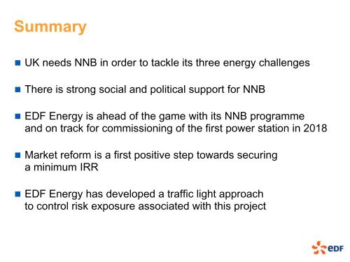 EDF Energy - Finance