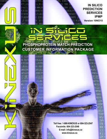 (IPMP) Services Customer Information Package - Kinexus ...