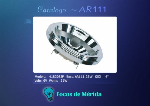 Catalogo Ar 111