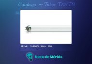 Catalogo tubos T12 T8