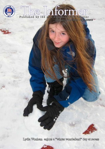 Lydia Wonham enjoys a âwinter wonderlandâ day at recess - the ...