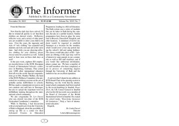 The Informer - the International School of Stavanger