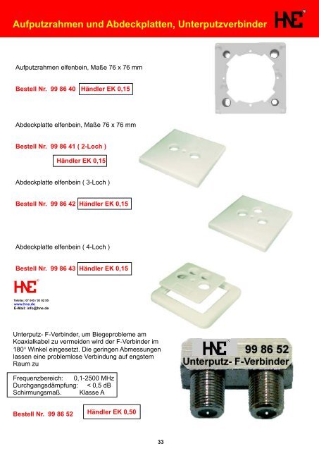 99 60 17 - HNE Elektronik Satelliten- und Solartechnik AG