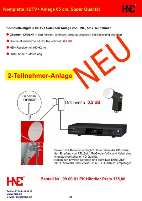 99 60 17 - HNE Elektronik Satelliten- und Solartechnik AG