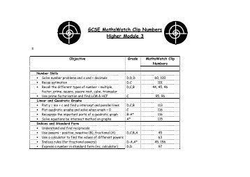 GCSE MathsWatch Clip Numbers Higher Module 3