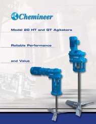 Chemineer Model 20 HT/GT Agitators - Alflow