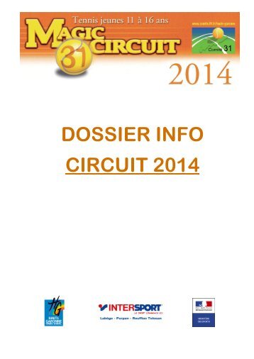 Le dossier-club 2014 - Tournoi.fft.fr