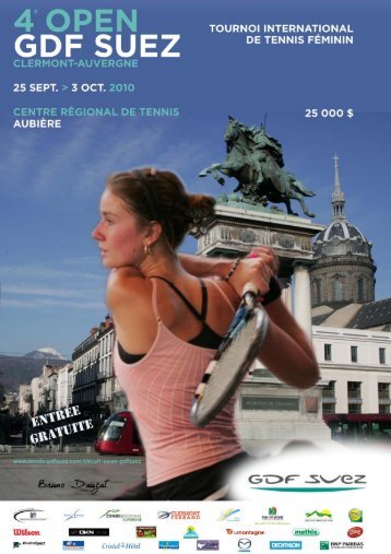 4 OPEN GDF SUEZ - Tournoi.fft.fr - FÃ©dÃ©ration FranÃ§aise de Tennis