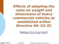 Stakeholder Meeting Weights and Dimensions v10072008 - CEDR