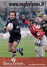 Aprile 2011 - Rugby Lyons Piacenza