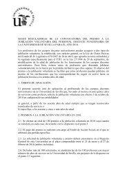 Convocatoria JubilaciÃ³n Voluntaria 2010.pdf - Universidad de Sevilla