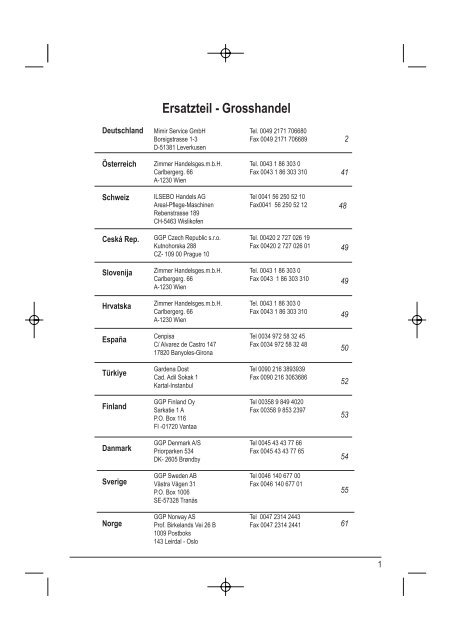 Ersatzteil - Grosshandel - Stiga!