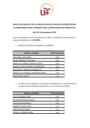 Coordinadores Definitiva - Vicerrectorado de Profesorado