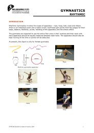 gymnastics rhythmic - Education Program