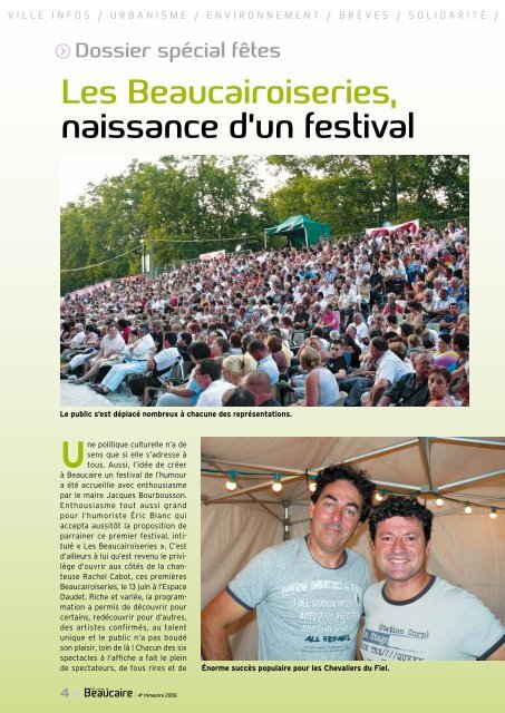 dossier spécial fêtes - Beaucaire