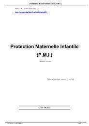 Protection Maternelle Infantile (P.M.I.) - La ville d'Harfleur