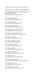 Liste e candidati al Consiglio del Municipio Roma 16. Lista: 009 ...